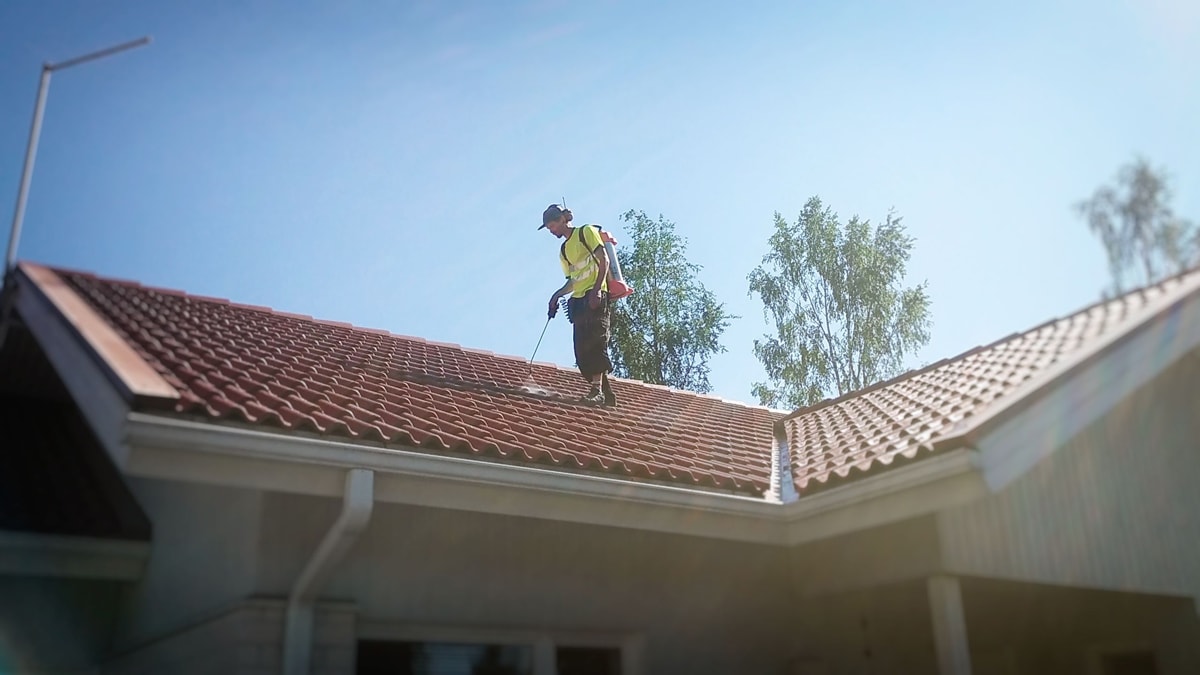 Tiilikaton A-Clean käsittely